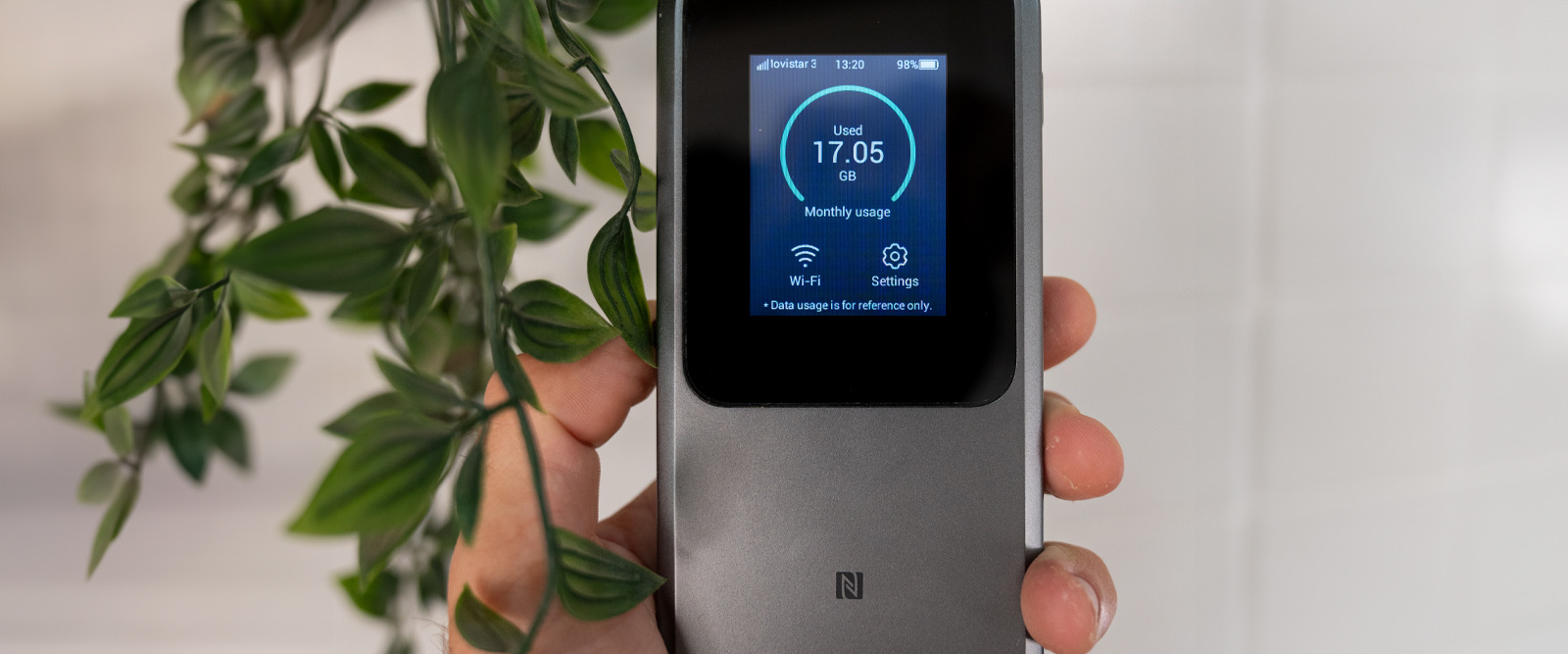 ZTE MU5120 5G mobile router for campervan