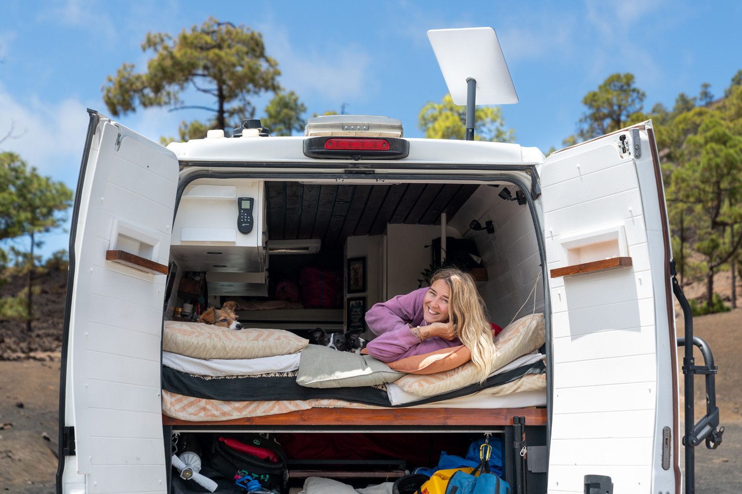 Working remotely from a campervan in Canary Islands